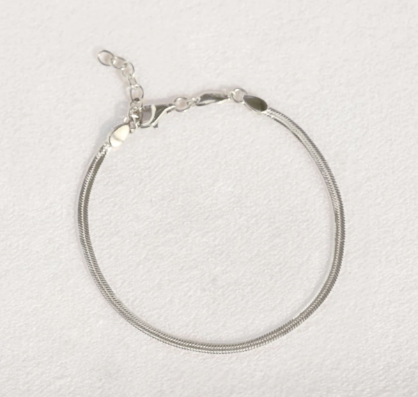 Snake Chain Bracelet Silver