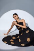 Opal One Shoulder Batik Midi Dress