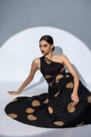 Opal One Shoulder Batik Midi Dress