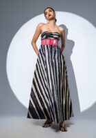 Noa Corset Batik Maxi Dress