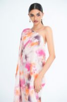 Lyra Printed Silk Kaftan