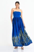 Reva Strapless Batik Dress
