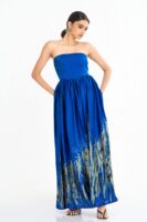 Reva Strapless Batik Dress