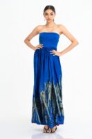 Reva Strapless Batik Dress