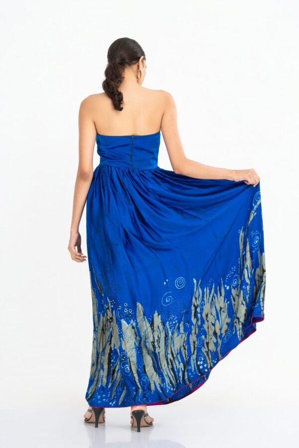 Reva Strapless Batik Dress