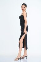 Kiera Strappy Fitted Midi Dress