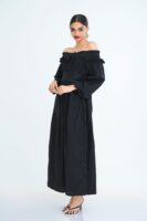 Ria Off Shoulder Smock Maxi Dress