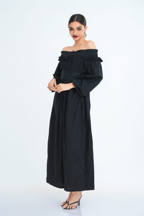 Ria Off Shoulder Smock Maxi Dress