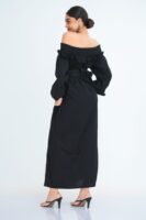 Ria Off Shoulder Smock Maxi Dress
