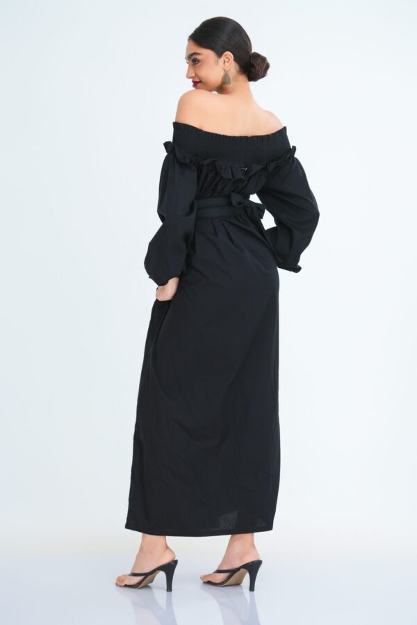 Ria Off Shoulder Smock Maxi Dress