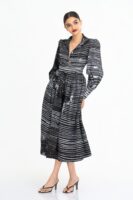 Lana Midi Batik Shirt Dress