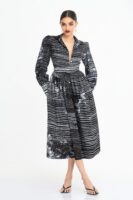 Lana Midi Batik Shirt Dress