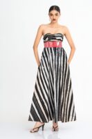 Noa Corset Batik Maxi Dress
