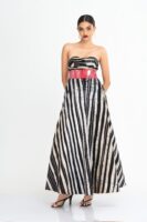 Noa Corset Batik Maxi Dress