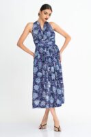 Sienna Open Back Batik Multiway Dress