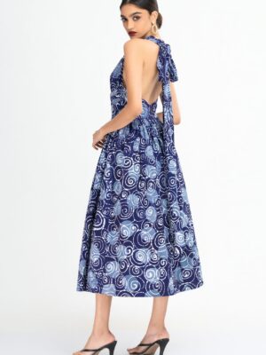 Sienna Open Back Batik Multiway Dress