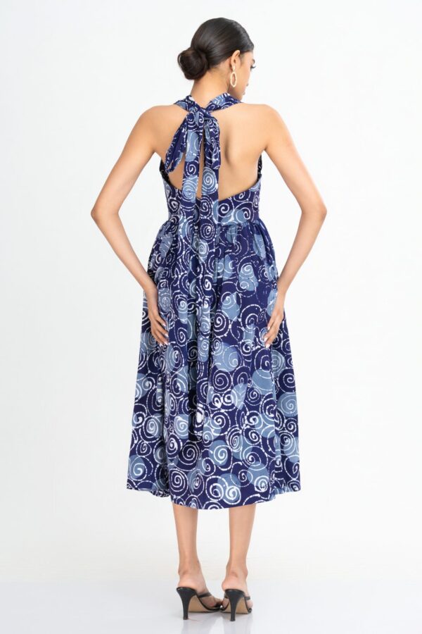 Sienna Open Back Batik Multiway Dress