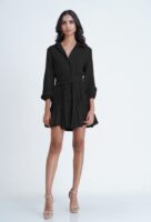 Eleanor Mini Dress in Black